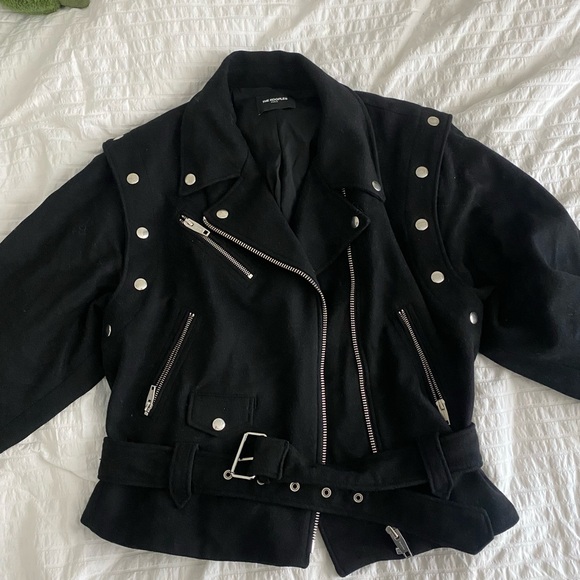 The Kooples Wool Biker Jacket - Picture 11 of 11